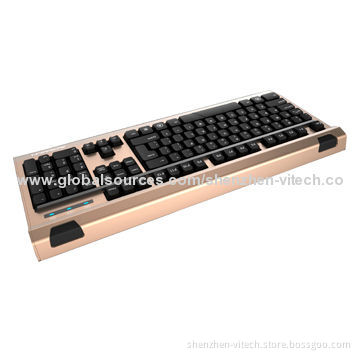 Computer Gaming Keyboard, USB Port, Mechanical and Unique Design